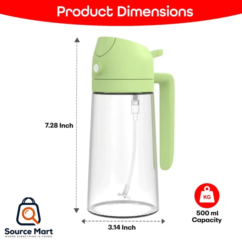 Oil Dispenser & Spray Bottle(স্প্রে বোতল – রান্নার তেল স্প্রেয়ার)