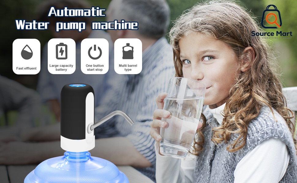 Portable Electric Water Dispenser (অটোমেটিক ওয়াটার পাম্প মেশিন)