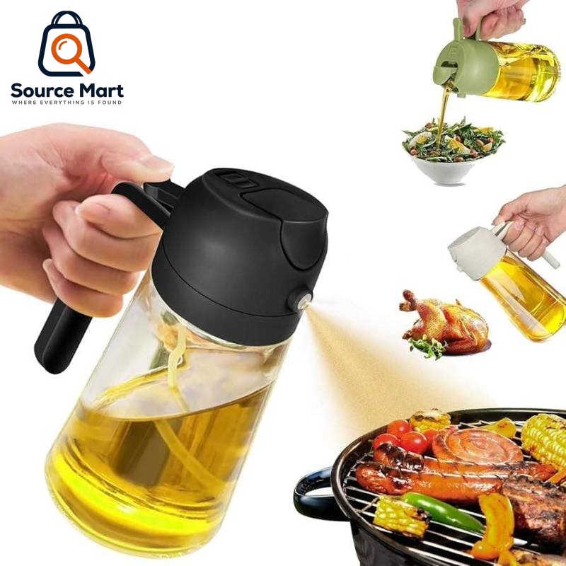 Oil Dispenser & Spray Bottle(স্প্রে বোতল – রান্নার তেল স্প্রেয়ার)